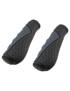 Grips 7/8 long 135mm Kraton Rubber 709AD3 Black/Gray.